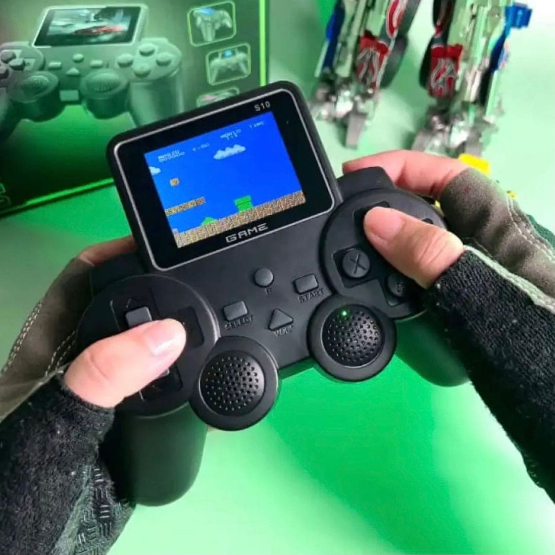 Handheld Gaming Console, S10 Portable Retro Gaming Console, Duo Wireless Controller Game Stick, S10 Digital Controller Gamepad Handheld Gaming Console, S10 Portable Retro Gaming Console, Duo Wireless Controller Game Stick, S10 Digital Controller Gamepad